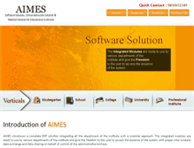 Tablet Screenshot of aimes.co.in